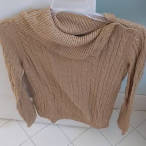Tommy Hilfiger Tan Sweater Medium
